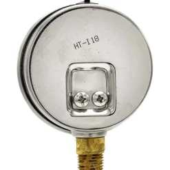 Pressure Gauge: 2-1/2" Dial Dia, 0 to 6,000 psi, 1/4" MNPT, Lower Mount