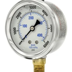 Pressure Gauge: 2-1/2