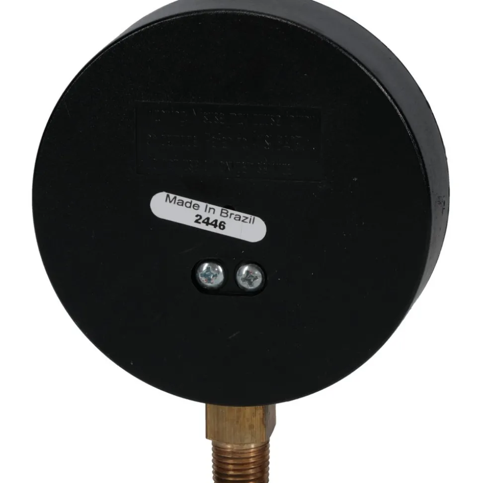 Pressure Gauge: 3-1/2" Dial, 300 psi, 1/4" Thread, NPT, Lower Mount