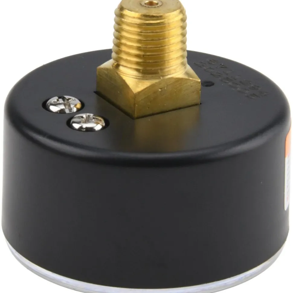 Pressure Gauge: 2" Dial, 160 psi, 1/4" Thread, NPT, Center Back Mount