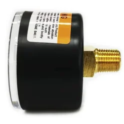 Pressure Gauge: 1-1/2" Dial, 30 psi, 1/8" Thread, NPT, Center Back Mount