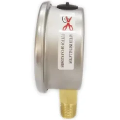 Pressure Gauge: 2-1/2