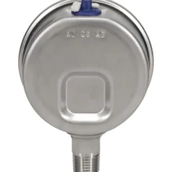 Pressure Gauge: 2-1/2" Dial, 0 to 300 psi, 1/4" Thread, NPT, Lower Mount