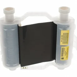 Printer Ribbon: 4.33" Wide, 200' Long, Black, Resin