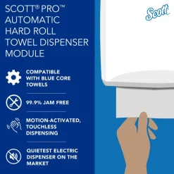 Pro Automatic Hard Roll Towel Dispenser Module Only, for Blue Core Scott Pro Roll Towels