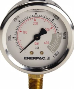 0 - 6,000 psi Liquid-Filled Hydraulic Pressure Gauge