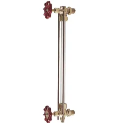 400 psi Working Pressure, 200 Max psi, Bronze Liquid Level Gage Glass