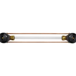400 psi Working Pressure, 200 Max psi, Bronze Liquid Level Gage Glass
