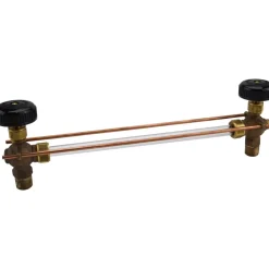400 psi Working Pressure, 200 Max psi, Bronze Liquid Level Gage Glass