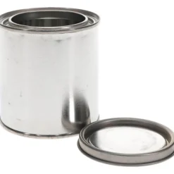 1/2 pt Round Tin Can with Lid