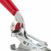 Pull-Action Latch Clamp: Horizontal, 720 lb, U-Hook, Flanged Base