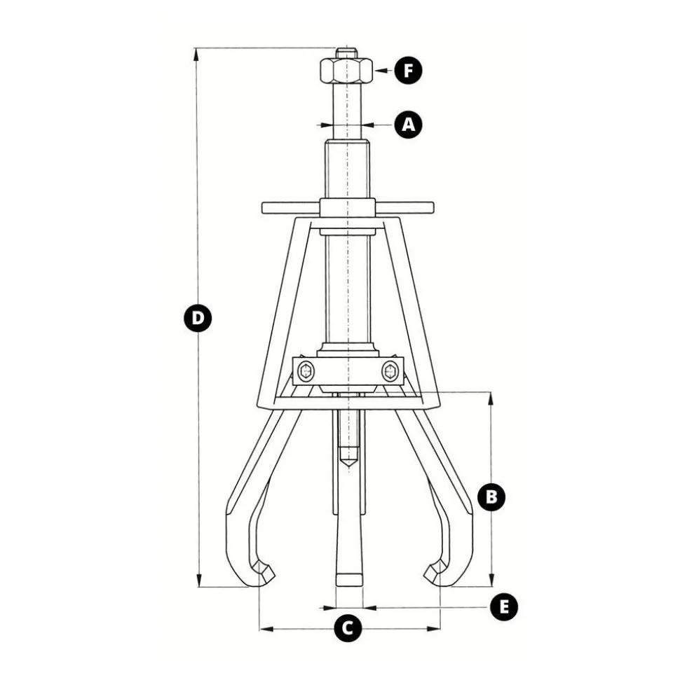 Pullers & Separators; Type: Posi Lock Puller; Posilock Puller; Applications: Transmission Bearing Puller; Maximum Spread (Inch): 5-1/2; Maximum Spread (mm): 140.00; Minimum Spread (mm): 13.00; Minimum Spread (Inch): 1/2; Minimum Spread (Decimal Inch): 0.5; Number Of Jaws: 3