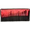 Punch & Chisel Set: 19 Pc, 1/8 - 3/4" Chisel, 1/8 - 3/8" Punch