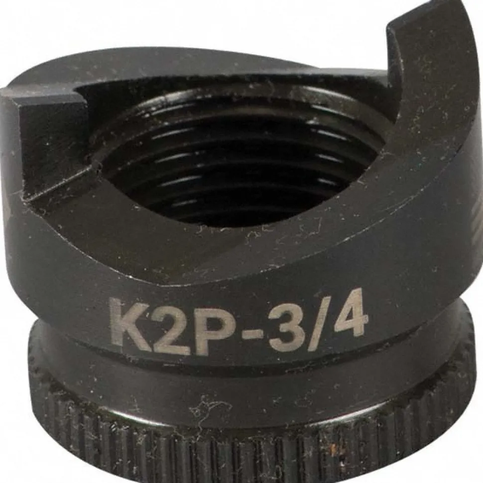 Punch Dies, Centers & Parts: Component Type: Punch; Product Shape: Round; Compatible Conduit Size: 0.75 in