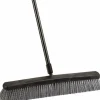 Push Broom: 24" Wide, Polyester Bristle
