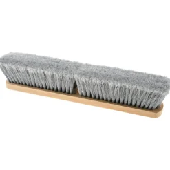 Push Broom: 18" Wide, Polypropylene Bristle