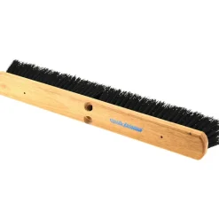 Push Broom: 24" Wide, Polypropylene Bristle