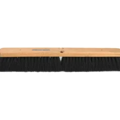 Push Broom: 24" Wide, Tampico Bristle