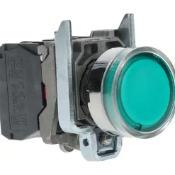 Push-Button Switch: 22 mm Mounting Hole Dia, Momentary (MO)