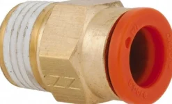 Push-to-Connect Push-to-Connect Fitting: Connector, NPT, 1/4