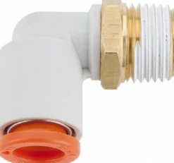 Push-to-Connect Push-to-Connect Fitting: Elbow, NPT, 1/4" OD