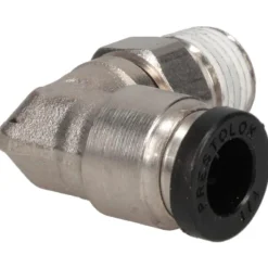 Push-to-Connect Push-to-Connect x Male NPTF Fitting: 90 deg Swivel Elbow, 1/8 Thread, NPTF, 1/4" OD