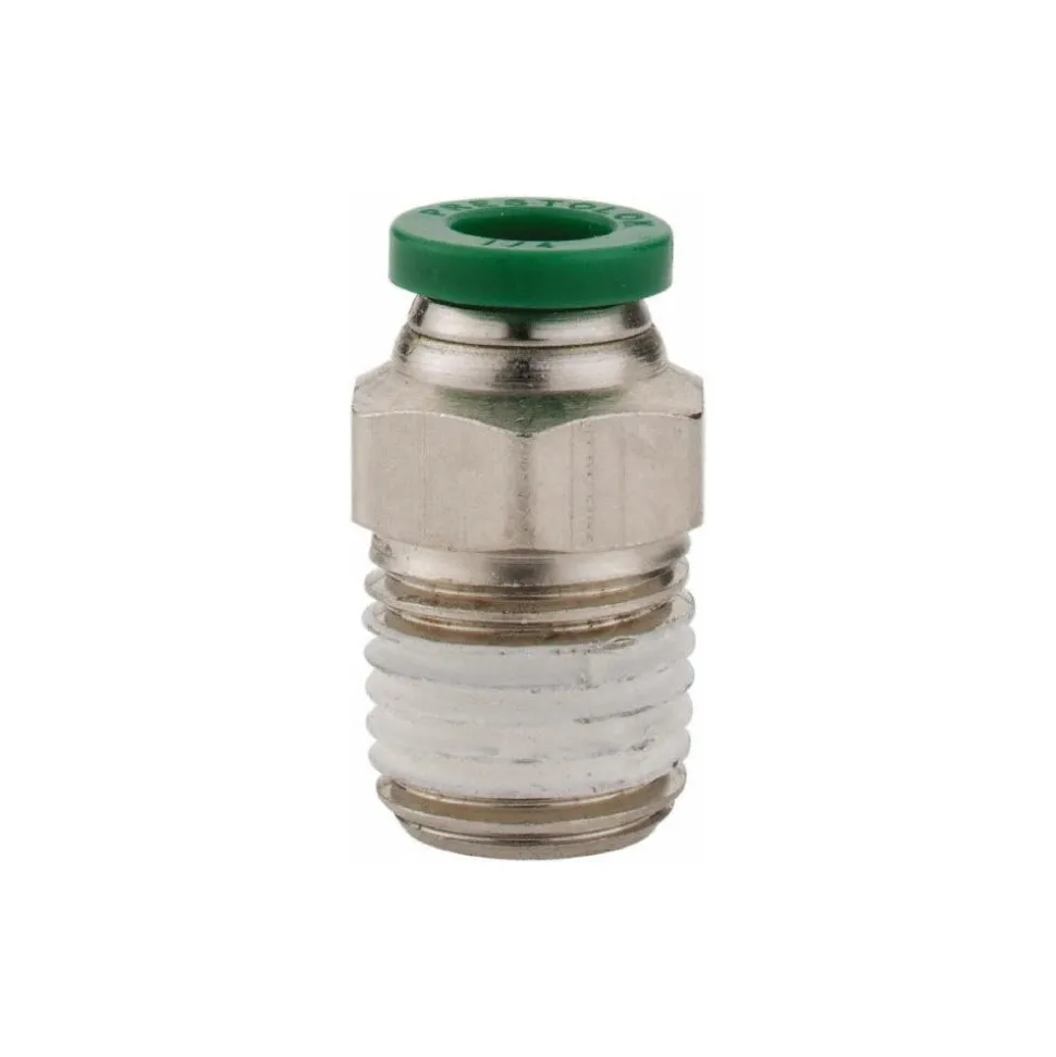 Push-to-Connect Push-to-Connect x Male NPTF Fitting: Connector, 1/4 Thread, NPTF, 1/4" OD