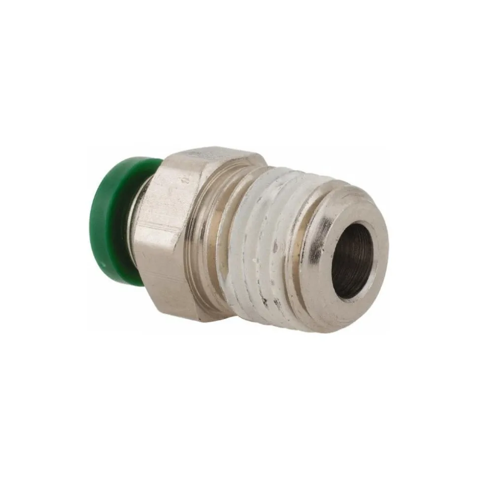 Push-to-Connect Push-to-Connect x Male NPTF Fitting: Connector, 1/4 Thread, NPTF, 1/4" OD