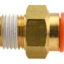 Push-to-Connect Push-to-Connect Fitting: Connector, NPT, 3/8" OD