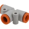 Push-to-Connect Push-to-Connect Fitting: Tee, 1/4" OD