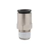 Push-to-Connect Tube x MNPT Fitting: Connector, NPT, 3/8" OD