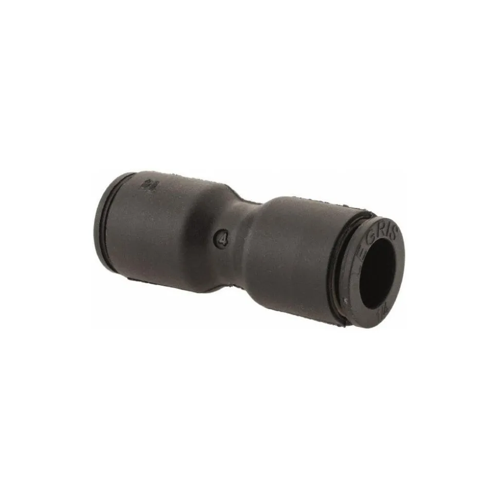 Push-to-Connect Tube x Tube Fitting: Union, 1/4" OD