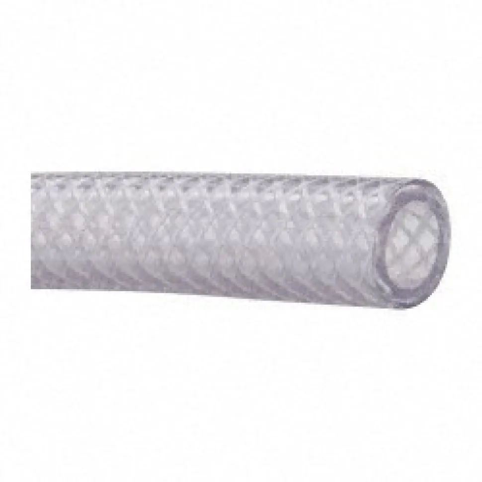 PVC Tube: 3/8" ID, 0.6" OD, Reinforced