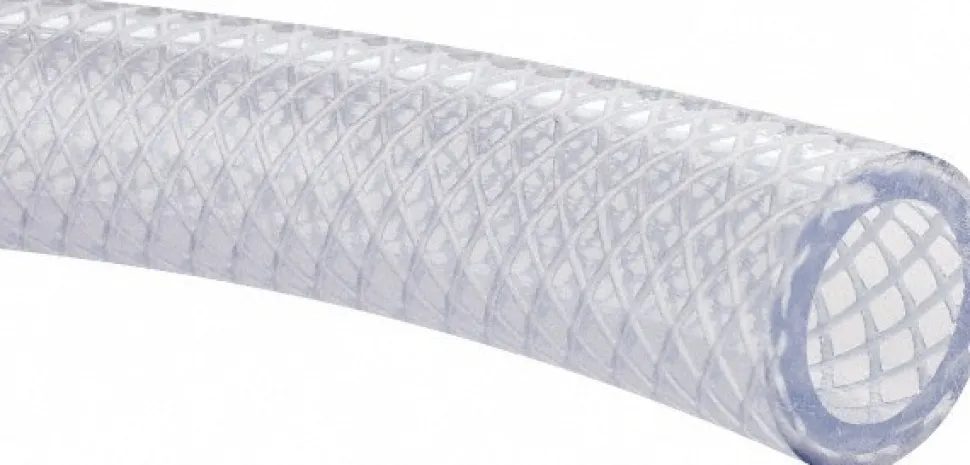 PVC Tube: 1/2" ID, 0.728" OD, Reinforced