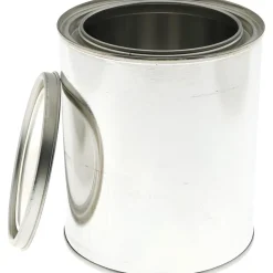1 qt Round Tin Can with Lid