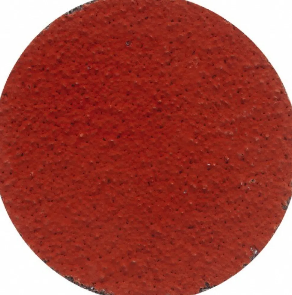 Quick-Change Disc: Roloc TR, 2" Dia, 50 Grit, Ceramic Alumina, Coated