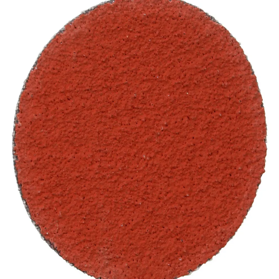 Quick-Change Disc: Roloc TR, 2" Dia, 50 Grit, Ceramic Alumina, Coated