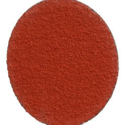 Quick-Change Disc: Roloc TR, 2" Dia, 80 Grit, Ceramic Alumina, Coated