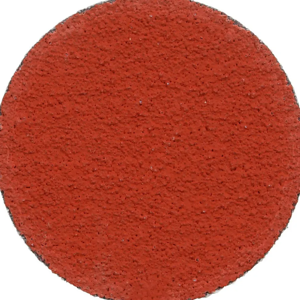 Quick-Change Disc: Roloc TR, 2" Dia, 60 Grit, Ceramic Alumina, Coated
