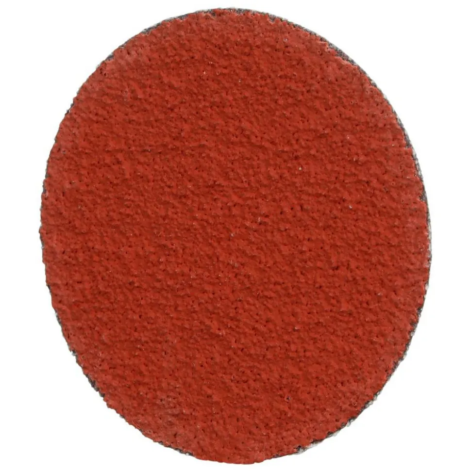 Quick-Change Disc: Roloc TR, 2" Dia, 60 Grit, Ceramic Alumina, Coated