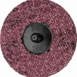 Quick-Change Disc: Roloc TR, 3" Dia, Aluminum Oxide, Non-Woven
