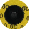 Quick-Change Disc: Type R, 2" Dia, 60 Grit, Premium Ceramic Alumina, Coated