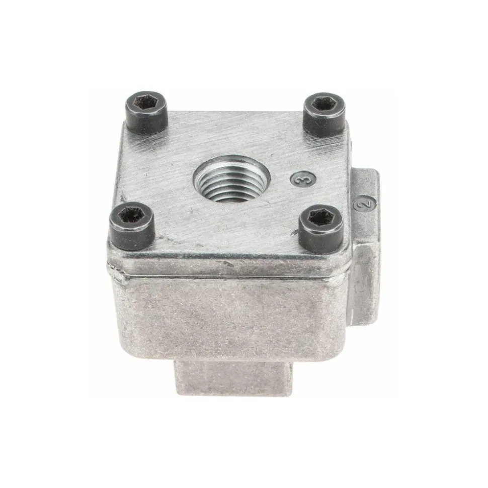Quick-Exhaust Valves; Inlet Port Size: 1/4; Inlet Port Size: 0.25 in; Exhaust Port Size: 1/4; Exhaust Port Size: 1/4 in; Maximum Working Pressure (psi): 13.8 bar; 200 psi; Maximum Working Pressure (psi): 13.8 bar; 200 psi; Body Material: Aluminum; Maximum Working Pressure: 13.8 bar; 200 psi