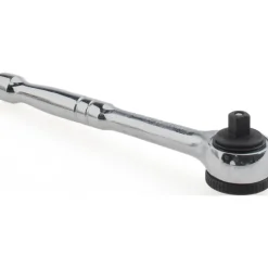 Quick-Release Ratchet: 1/4" Drive, Round Head