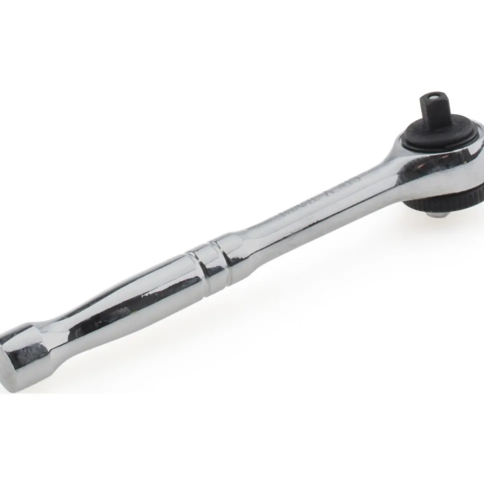 Quick-Release Ratchet: 1/4" Drive, Round Head