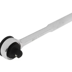 Quick-Release Ratchet: 3/8" Drive, Round Head