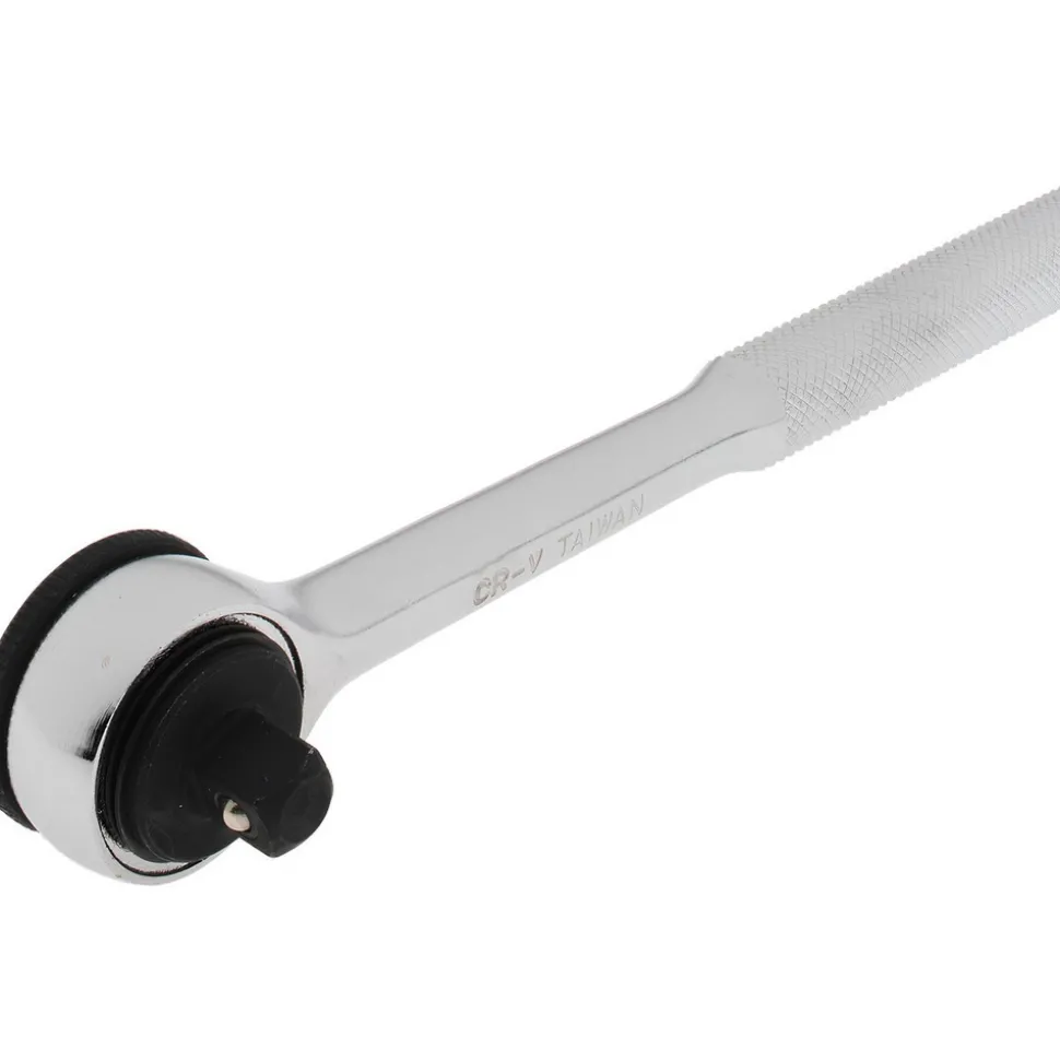 Quick-Release Ratchet: 3/8" Drive, Round Head