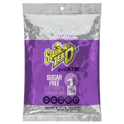 Qwik Stik Sports Drink: 0.11 oz Packet, Grape, Powder, Yields 20.00 oz