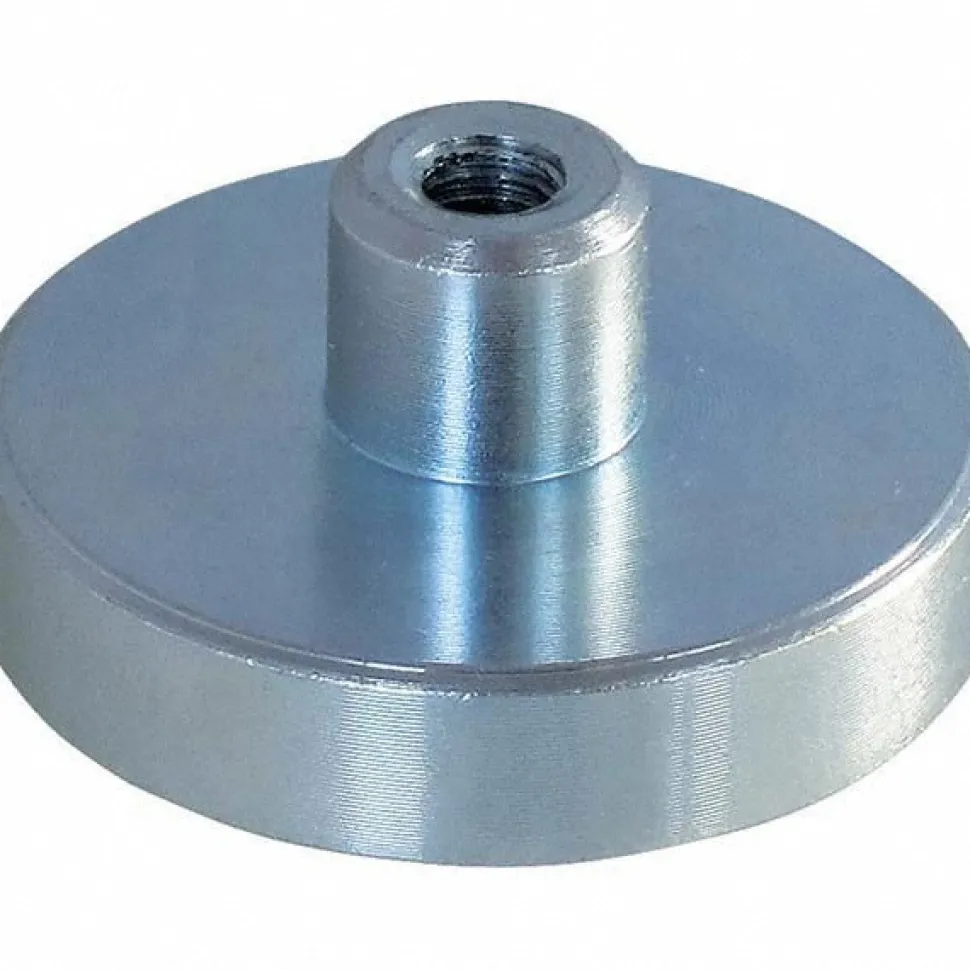 Rare Earth Pot Magnets; Rare Earth Metal Type: Neodymium Rare Earth; Dia (Inch): 5/8; Average Pull Force: 20.9 lb; Height (Inch): 5/8; Thread Size: M4; Maximum Pull Force: 20.9 kg; 9.5 lb; Maximum Operating Temperature: 80 degC; 176 degF; Finish: Zinc-Plated; Overall Thickness: 0.177 in; 4.5 mm
