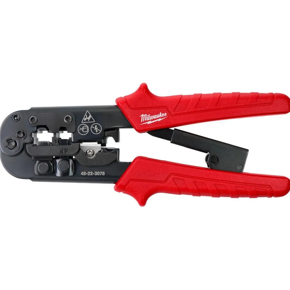 Ratcheting Modular Crimper & Stripper, Straight Handle